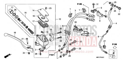 VORDERRADBREMSE (VT750C2S) VT750C2SA de 2010